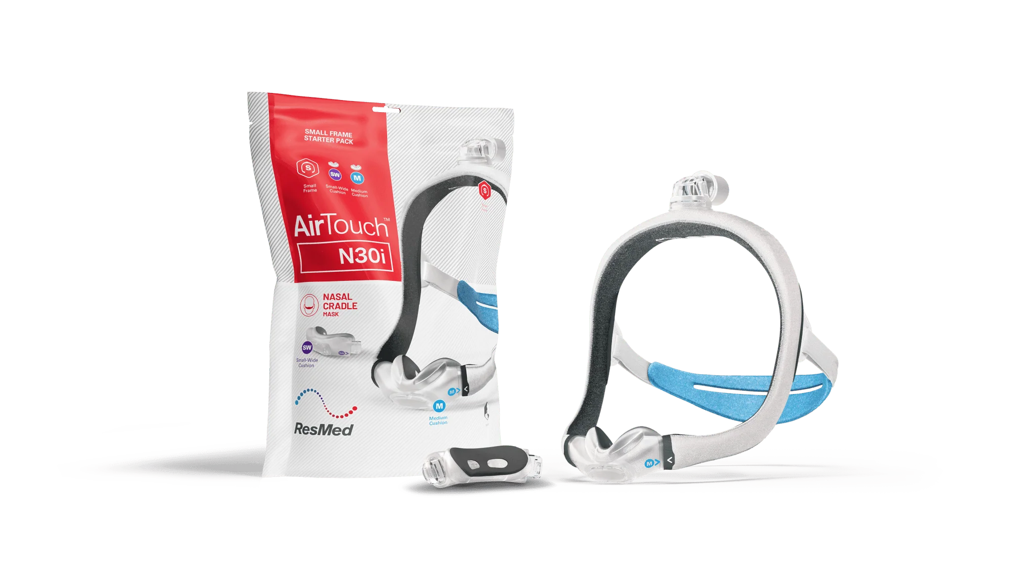 ResMed AirTouch N30i Starter Pack Nasal Mask - Image 4